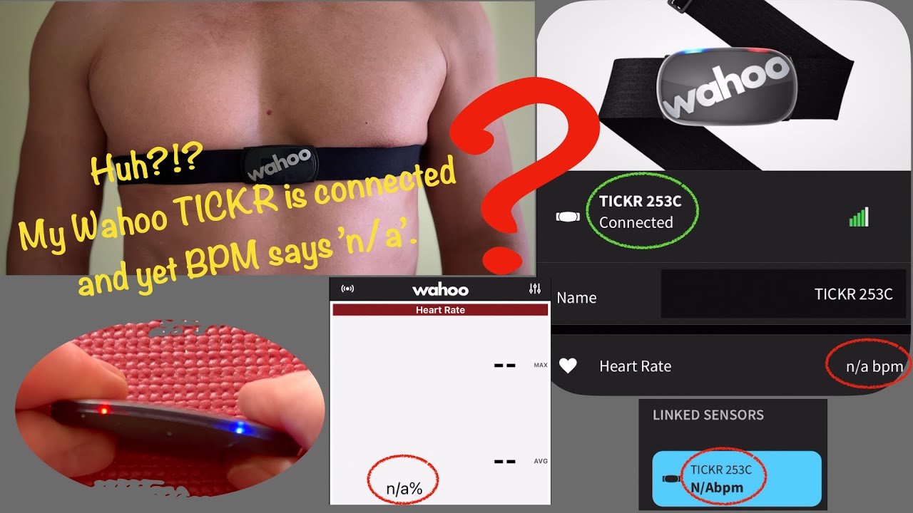 Wahoo TICKR - getting n/a BPM?