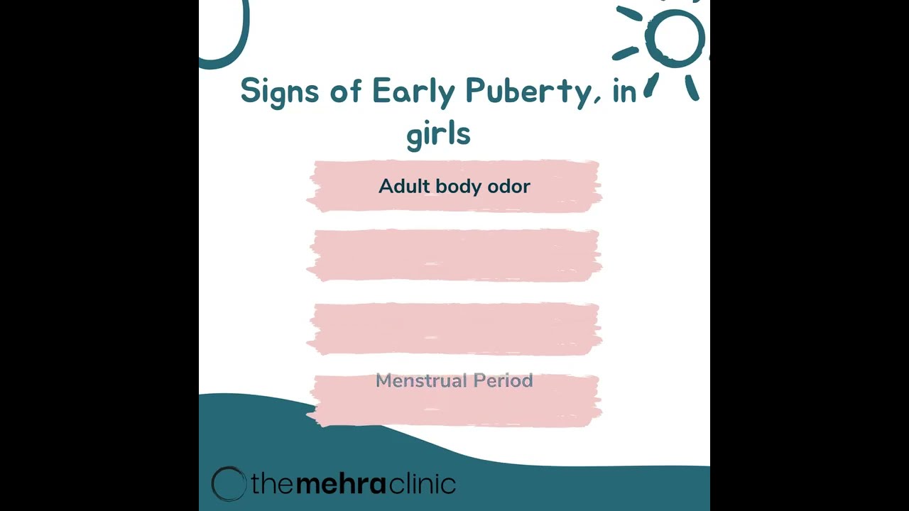 Early puberty is when a child's body begins changing. #TheMehraClinic #DrRinkuMehra #endocrinologist