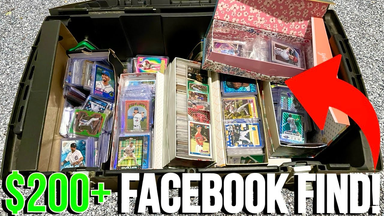 ОГРОМНАЯ КОЛЛЕКЦИЯ БЕЙСБОЛЬНЫХ КАРТОЧЕК НАЙДЕНА НА FACEBOOK ВСЕГО ЗА 200 ДОЛЛАРОВ!