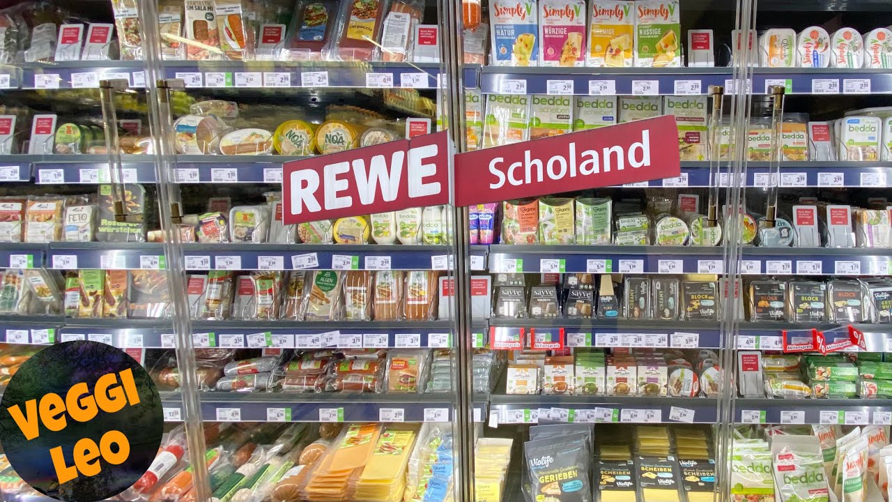 Vegan einkaufen bei Rewe Scholand | Vegane Riesenauswahl