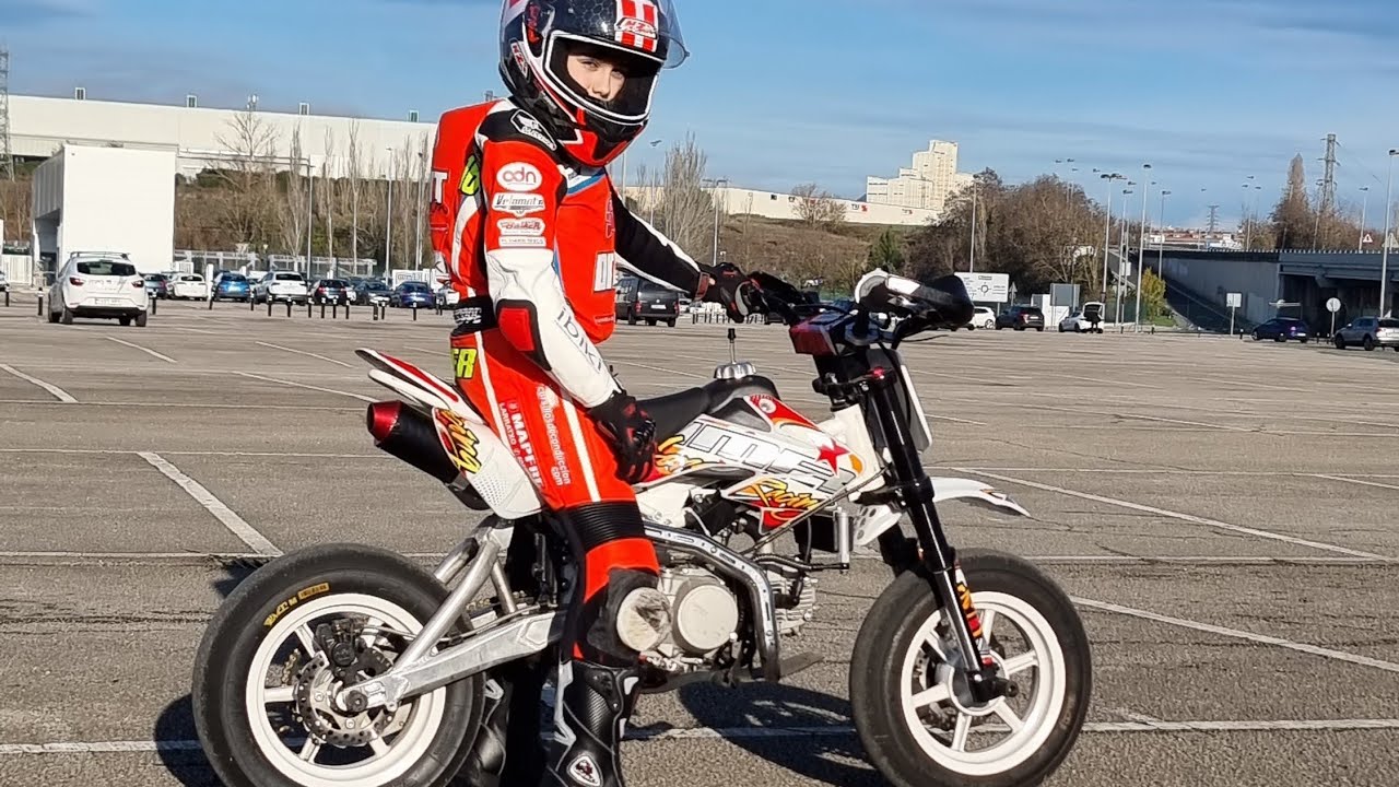 PIT BIKE 140 a TOPE en PARQUE POLO con DMT cursillos en 4K con insta360