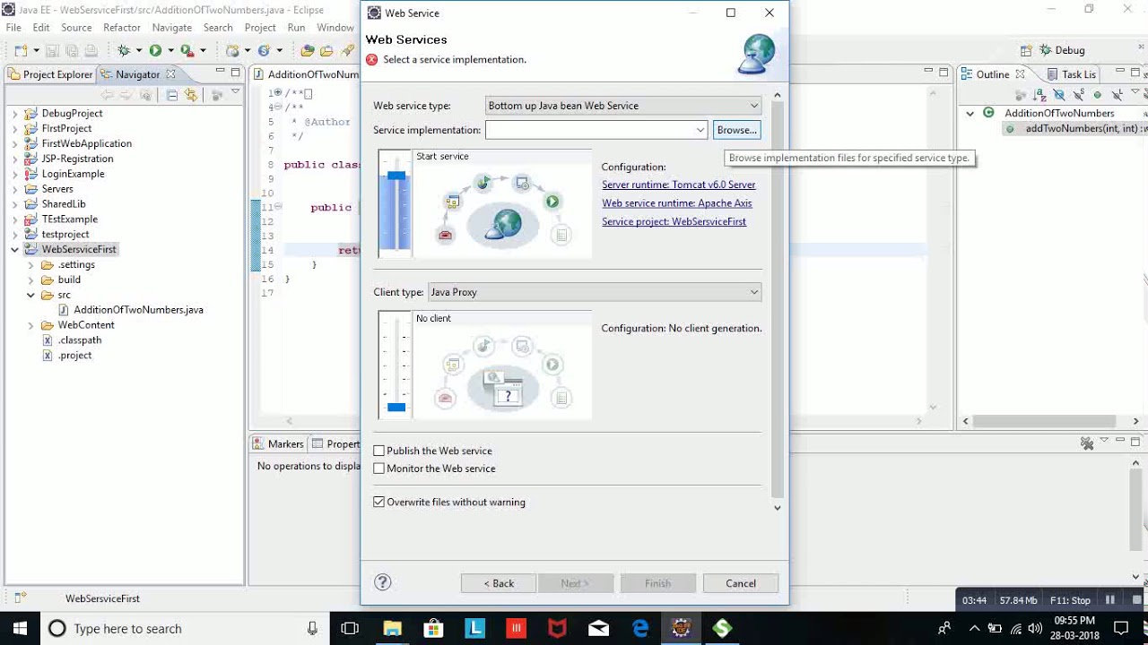 Web Services   How to create SOAP Web Services Using Eclipse,SOAP UI and Tomcat server