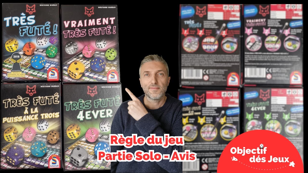 Trés futé Comment jouer Une partie de la série des 4 jeux très futés !! Schmidt Spiele.