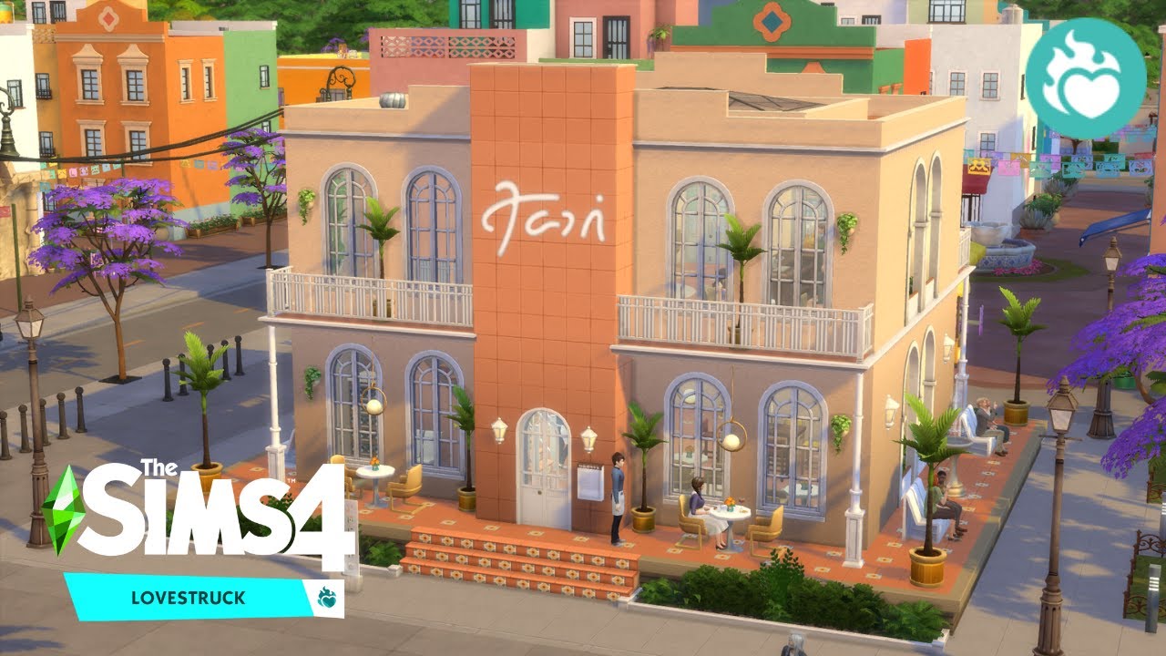 Lovestruck 💗 Restaurant | THE SIMS 4 *NEW* Speedbuild