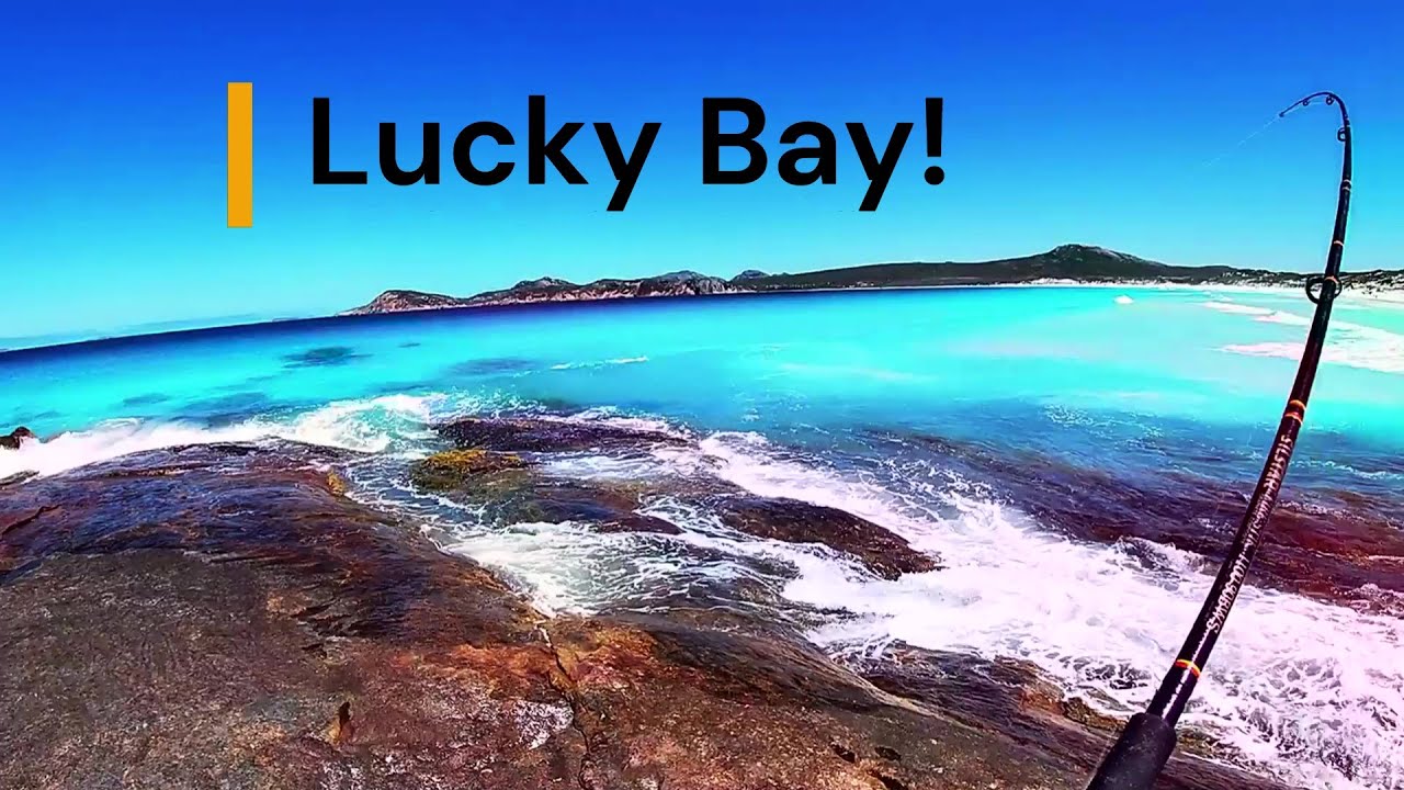 Fishing at Lucky Bay, Esperance, W.A.