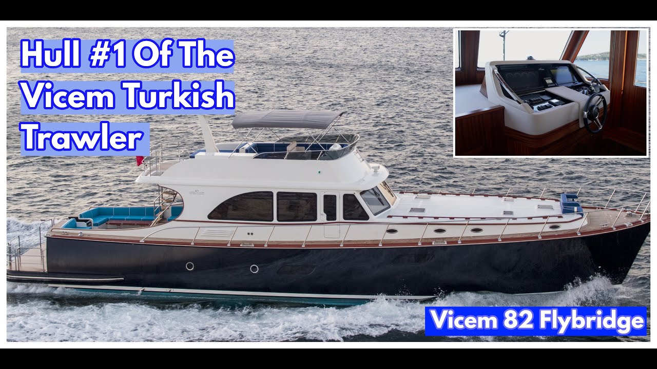 $5.5M Turkish Trawler Yacht With SUPERB Sea Keeping!