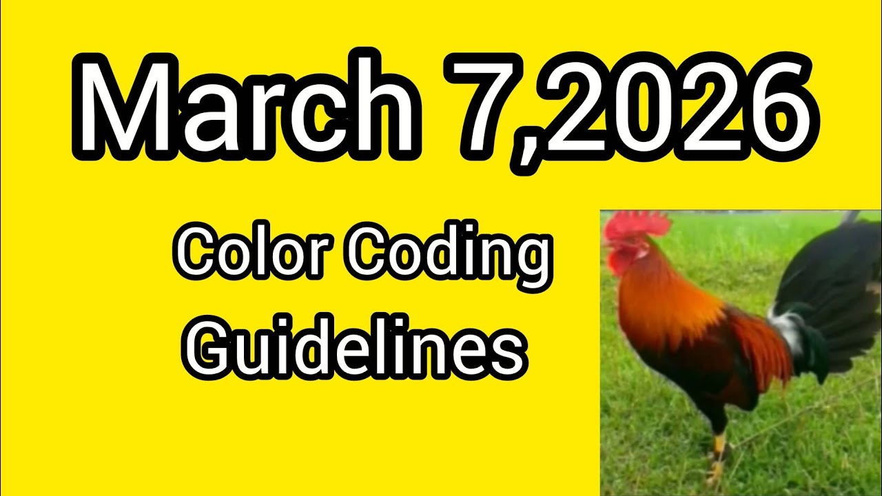 March 7,2026 Color Coding Guidelines 