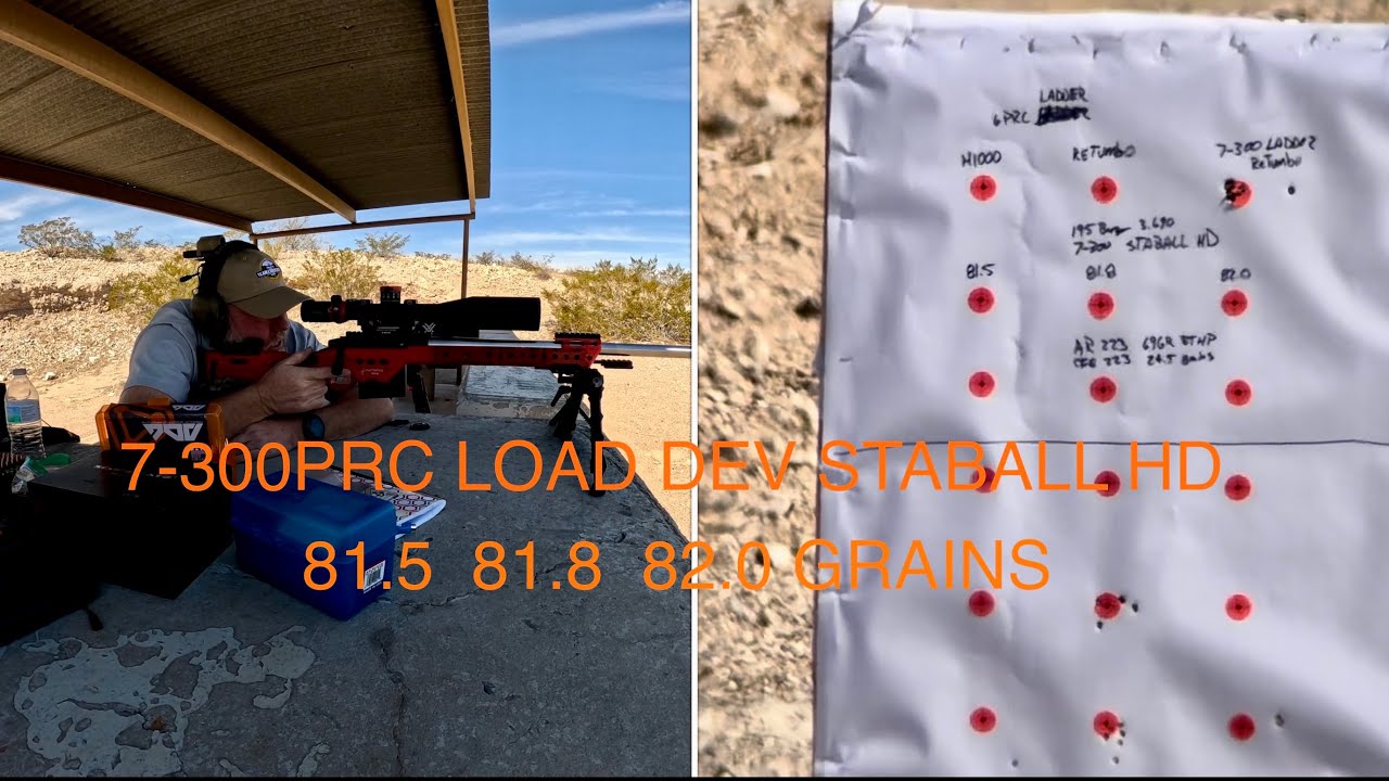 7-300PRC Load Development with Staball HD. 