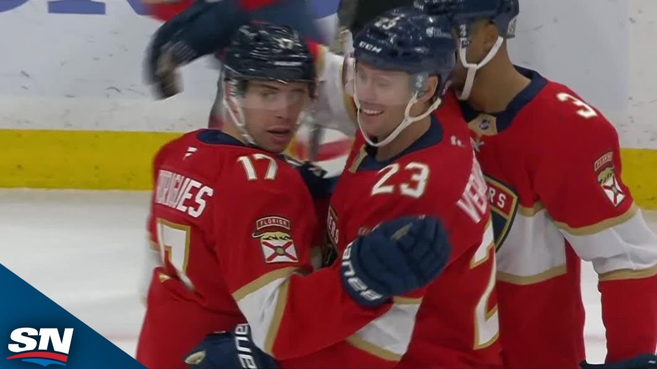 Panthers' Evan Rodrigues Finds Back Of Net For 100th Career Goal