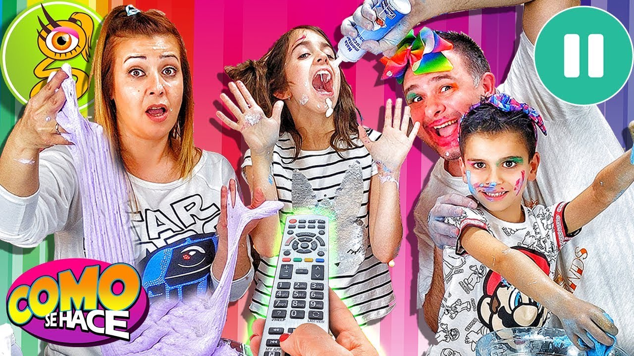 CHICOS vs CHICAS en SLIME PAUSA CHALLENGE con CÓMO SE HACE!
