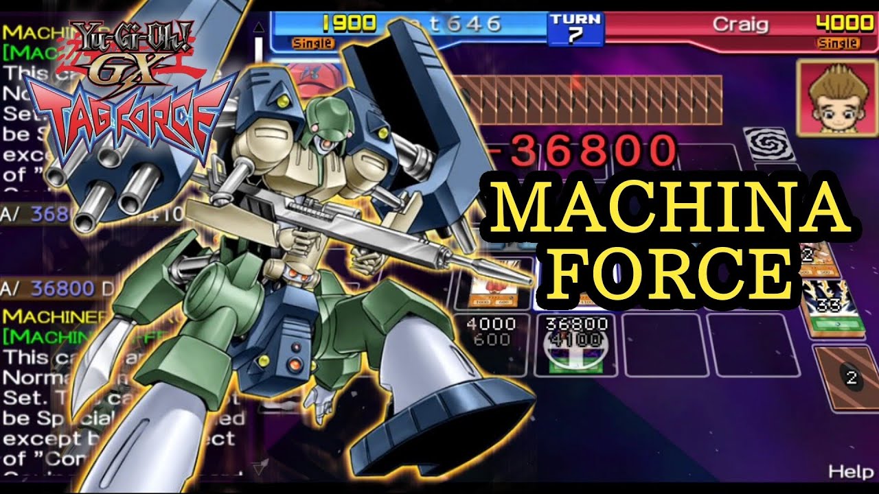 Machina Force vs. Craig [ Yugioh GX Tag Force 1 ]