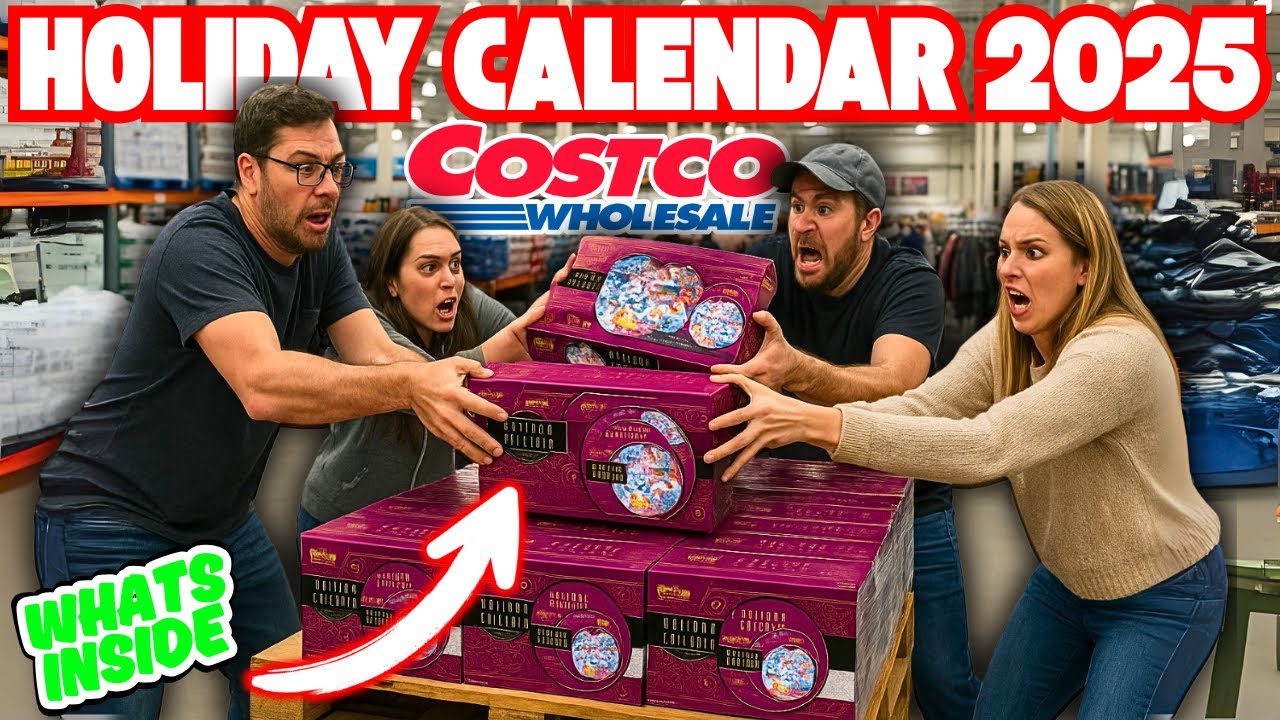 Pokémon 2025 Holiday Calendar Costco Exclusive , Crazy Pack Pulls!
