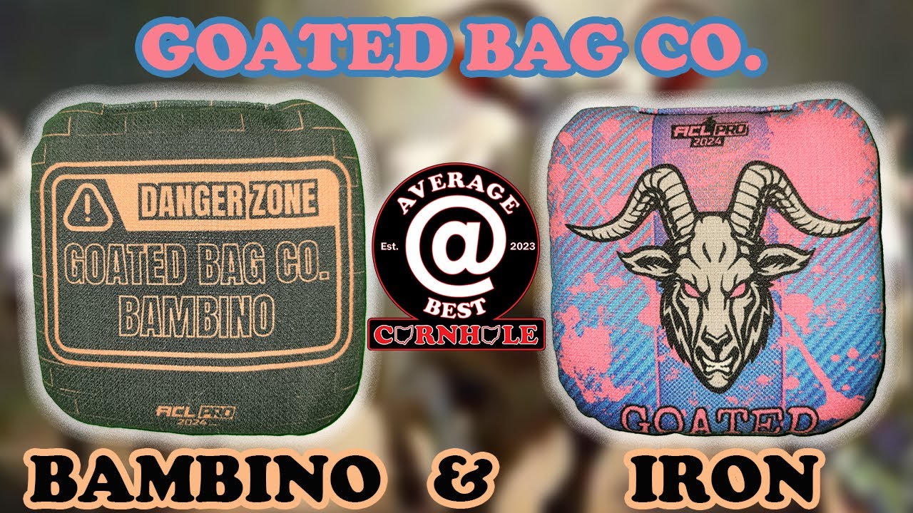 Goated Bag Co. Iron and Bambino Cornhole Bags