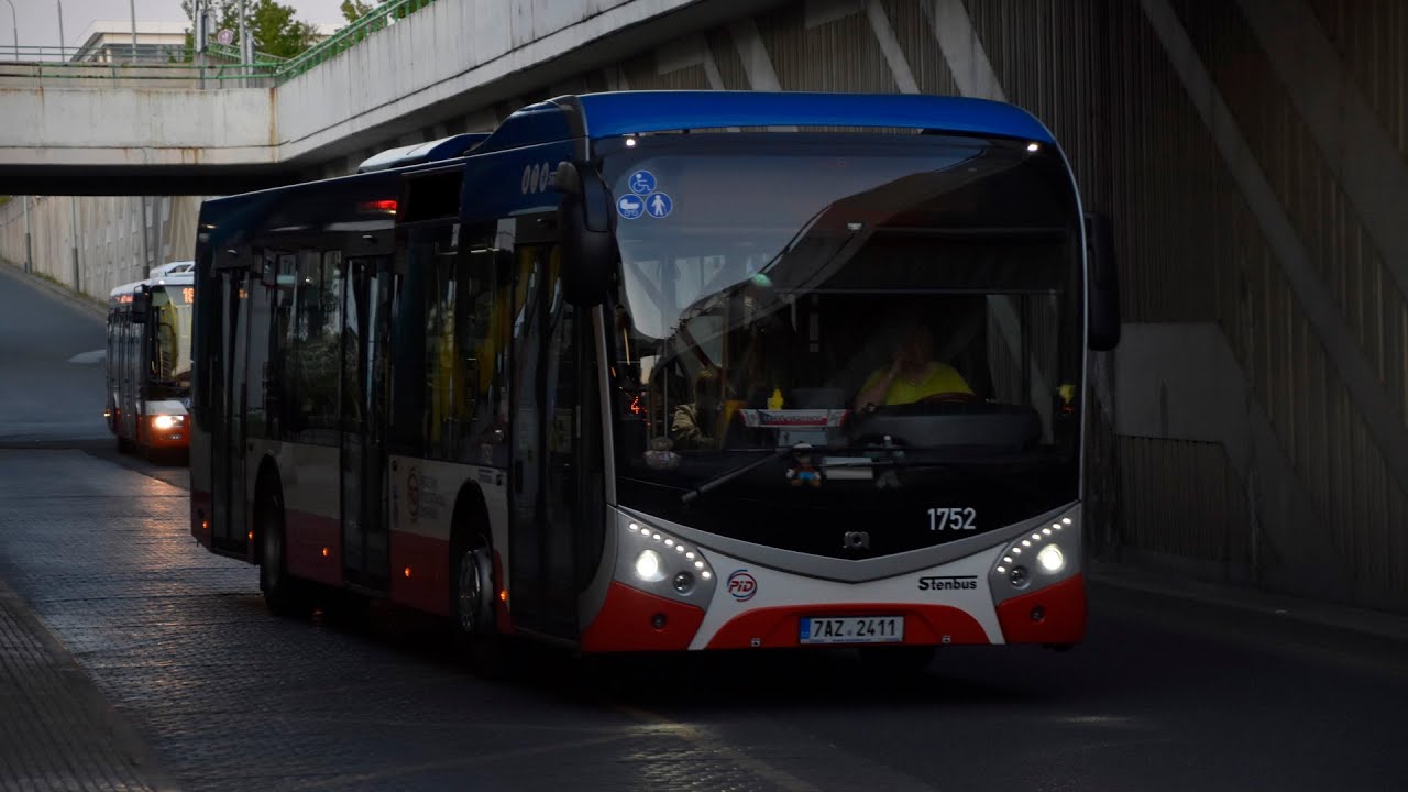 Jízda autobusem SOR NS 12 společnosti Stenbus