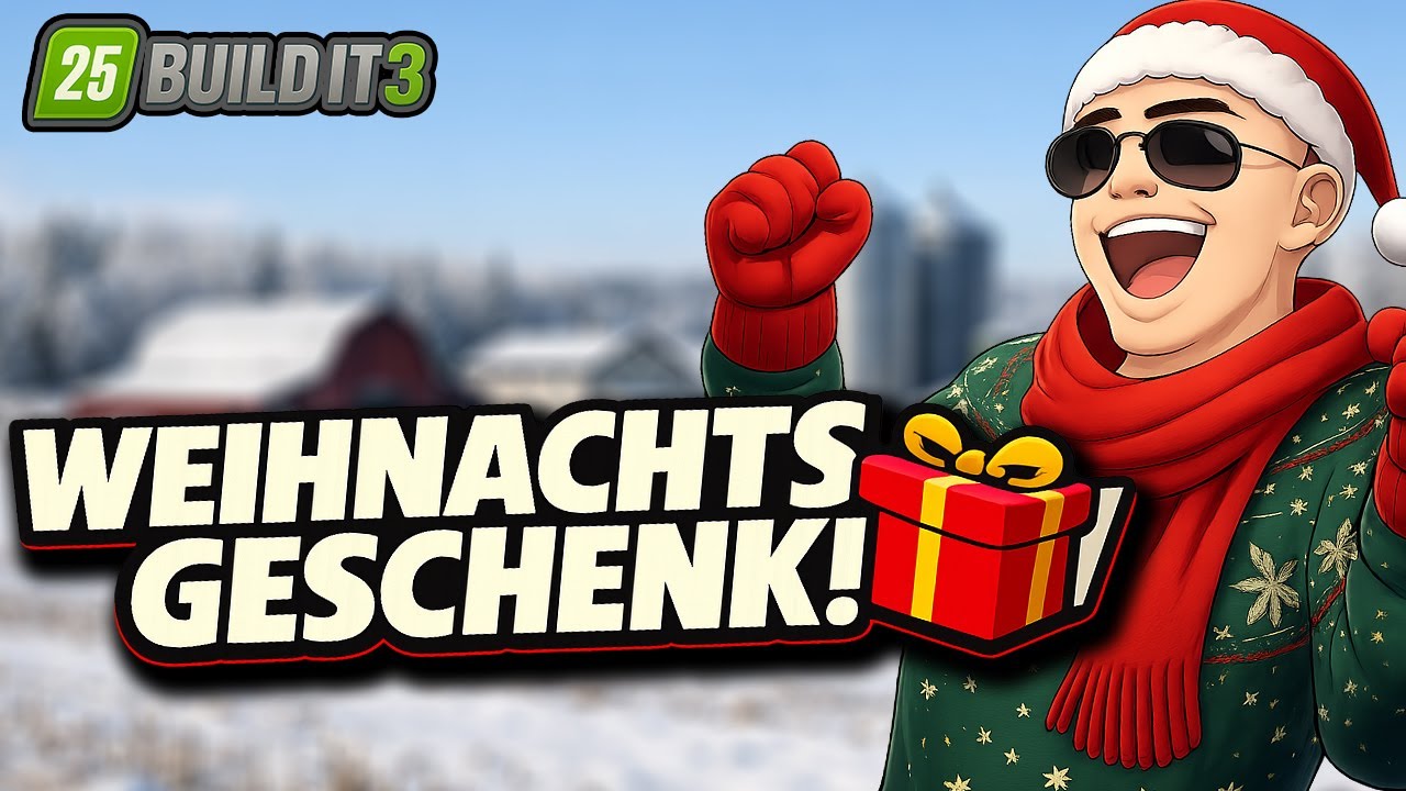 Wir bekommen ein Weihnachtsgeschenk! 🎁 | LS25 Build It 3 #46