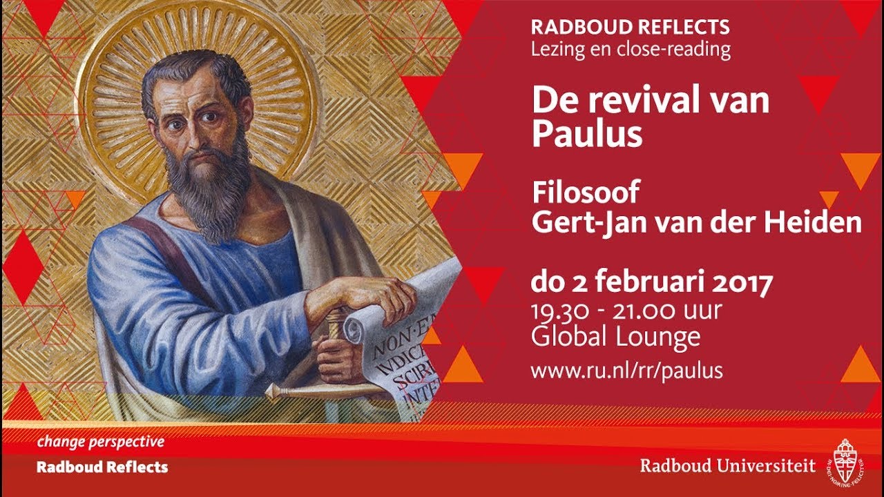 De revival van Paulus | Lezing en close-reading door filosoof Gert-Jan van der Heiden