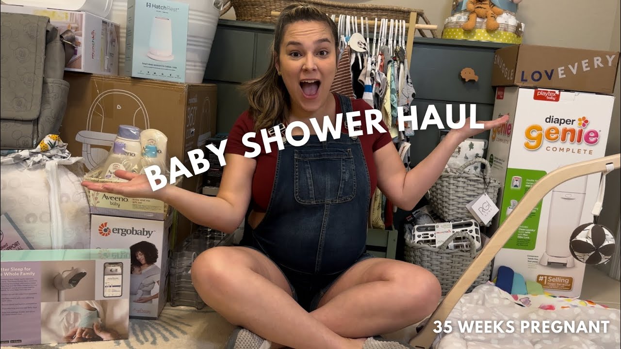 Baby Shower Gift Haul - Registry Ideas + Nuna Pipa Rx Unboxing