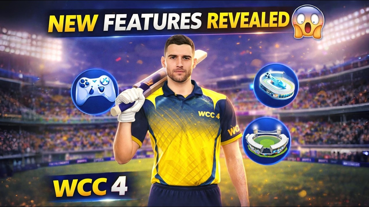 WCC4 Big Features🔥| Wcc4 First Look & Release Date | Wcc4 Better Than Real Cricket