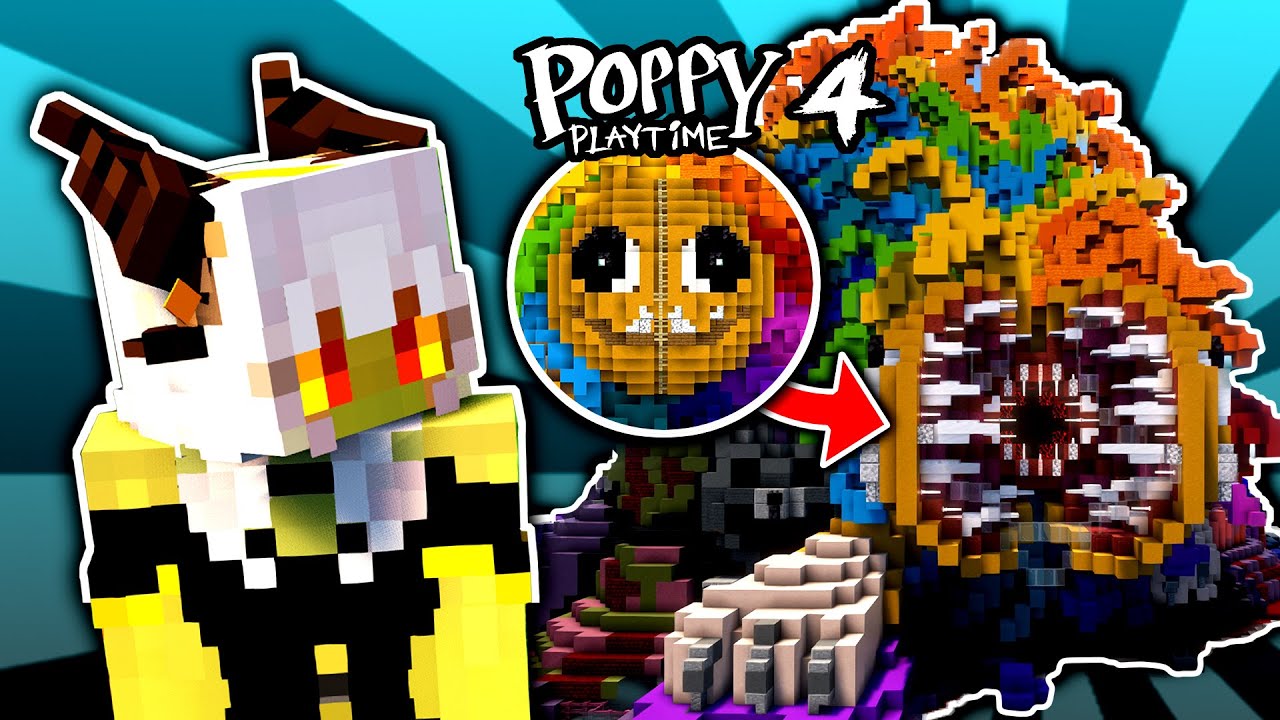 Построила ЯРНАБИ из POPPY PLAYTIME 4 в Майнкрафт