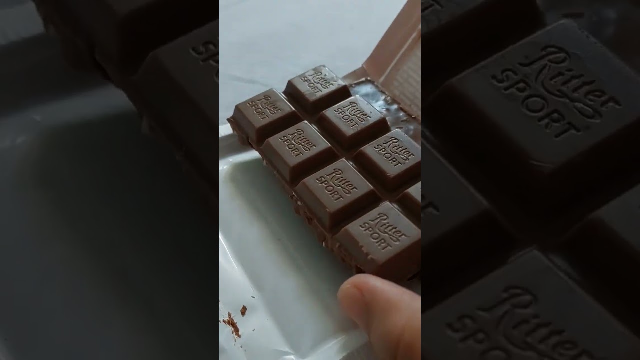 Ritter Sport #shorts #sweet #asmr #chocolate #food #yummy