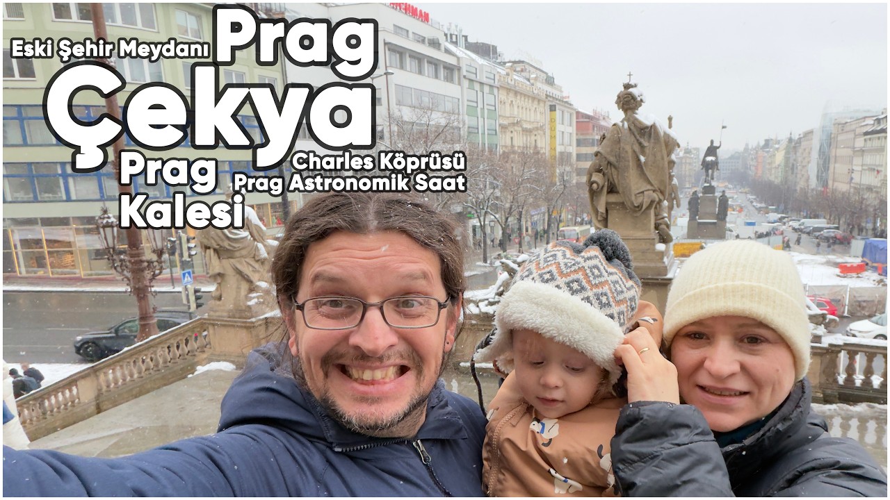 Prag’a Geldik ve Gördüklerimize İnanamadık! | Prag Kalesi, Charles Köprüsü ve Astronomik Saat 🇨🇿