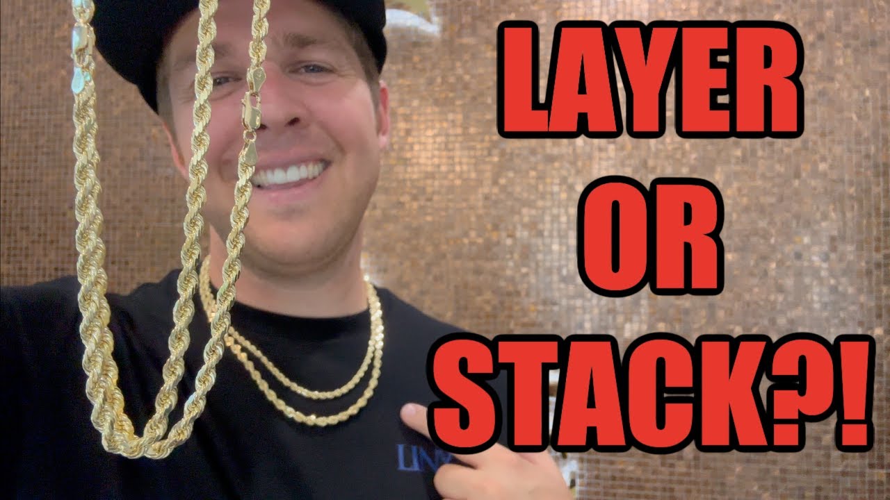 Best way to wear multiple chains?!