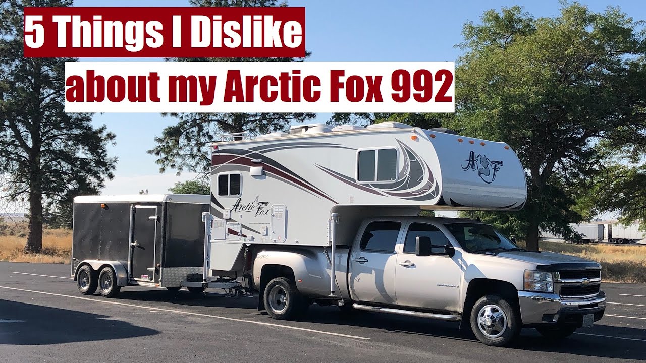 Top 5 Dislikes on my Arctic Fox 992 Truck Camper.