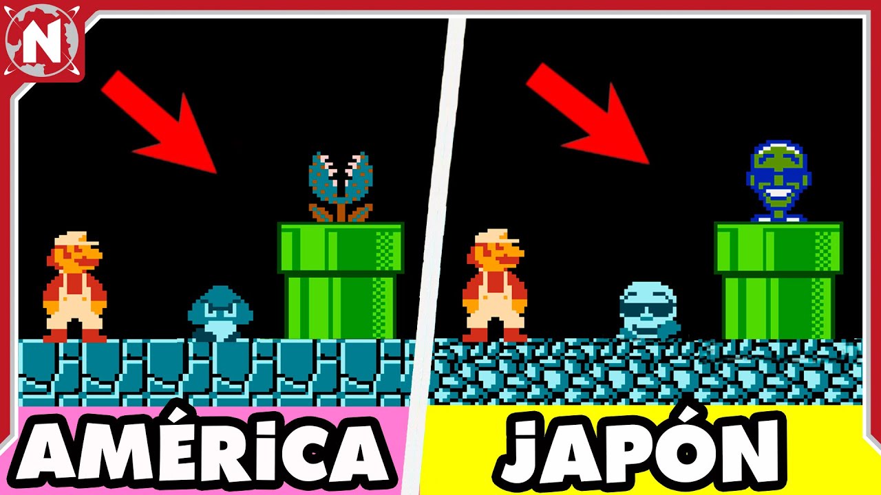 DIFERENCIAS entre TODAS las Versiones de SUPER MARIO BROS 1