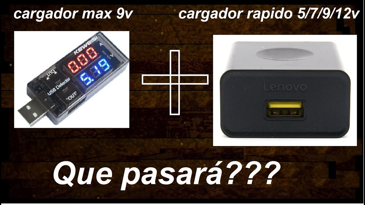 ⚡⚡TESTER USB conectado a mayor tensión de lectura (midiendo carga rápida) ⚡⚡
