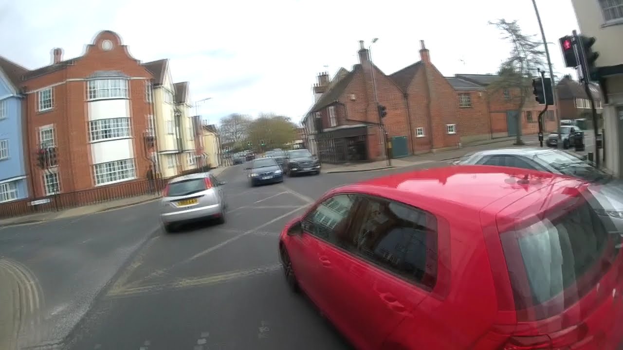 It's no surprise a driver who can't follow rules can't overtake properly too.