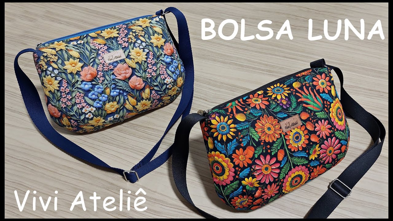 Bolsa Luna | Costure e Venda | Passo a Passo | Vivi Ateliê