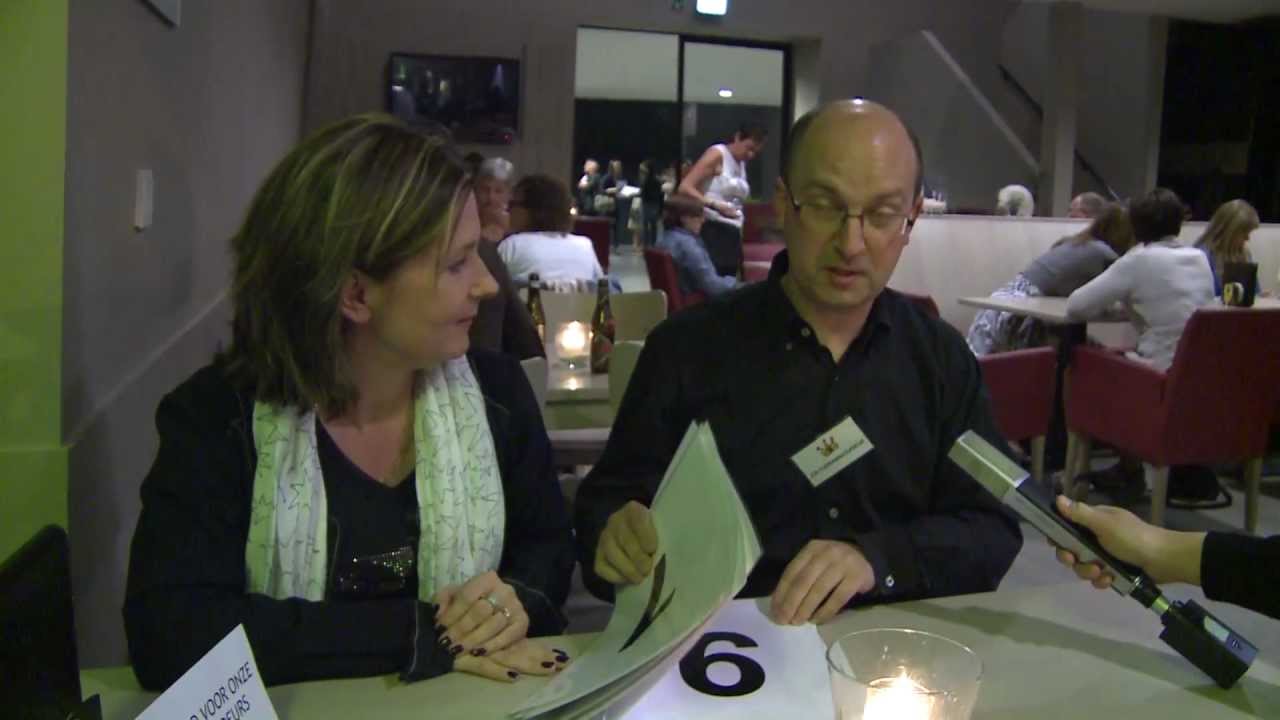 Cultuurambassadeurs Dany en Kurt bij Theater Artemis in CC Zwaneberg