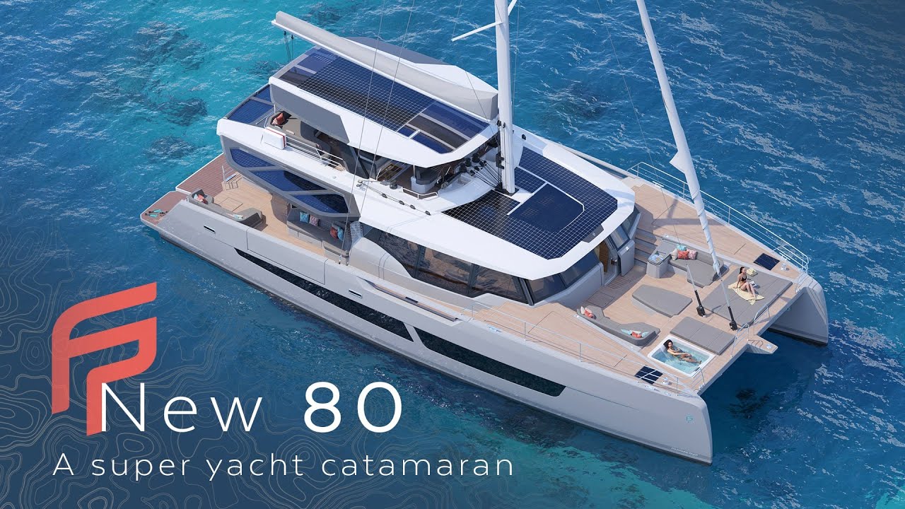 Thíra 80, le nouveau yacht catamaran de luxe de Fountaine Pajot