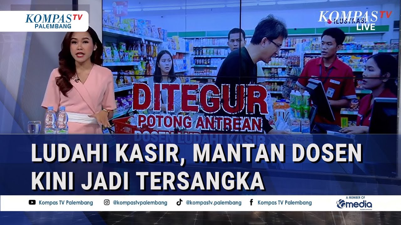 Emosi Ditegur Potong Antrean, Dosen Ludahi Kasir Berujung jadi Tersangka