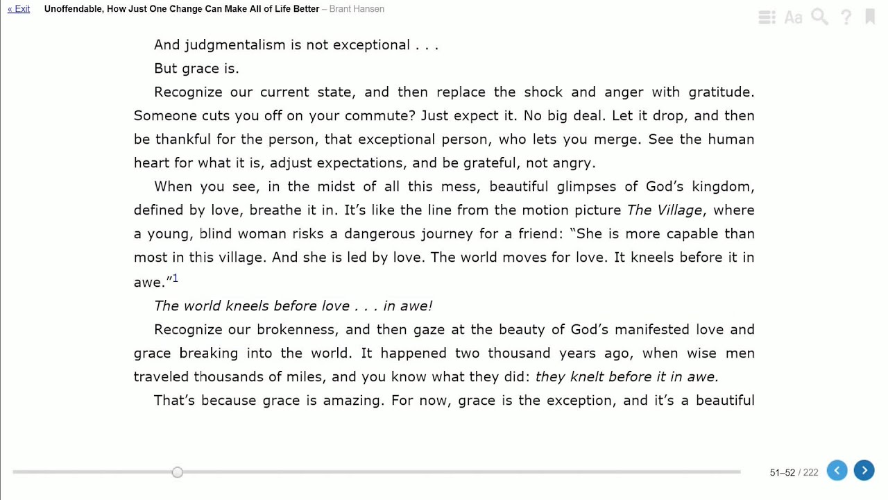 Unoffendable - Part 8 - Beautiful Exceptions