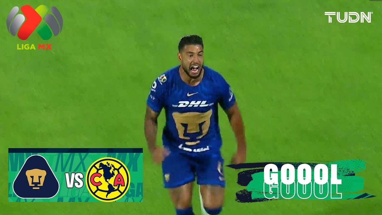 &iexcl;DOS A CERO! Gol de Pumas | Pumas vs Am&eacute;rica | Liga MX - 4tos de Final - Vuelta Clausura 2026 | TUDN