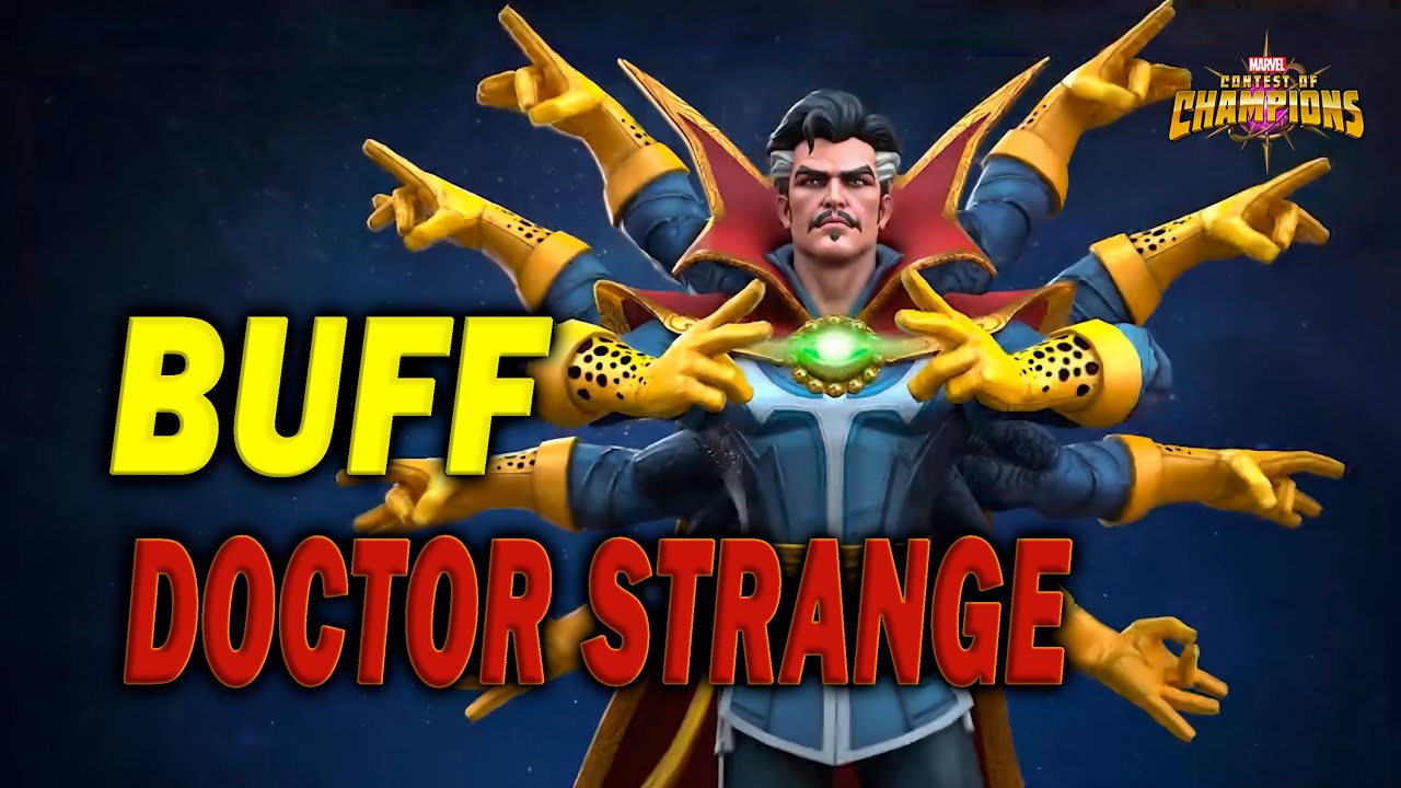 BUFF Doctor Strange Comparación Antes Y Después Del Buff | MCOC Vídeo 1294
