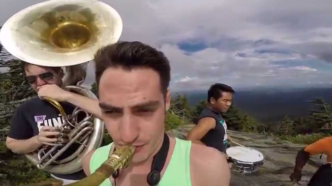 Funky Dawgz Brass Band @ Grandfather Mountain, NC - (Happy by Pharrell)