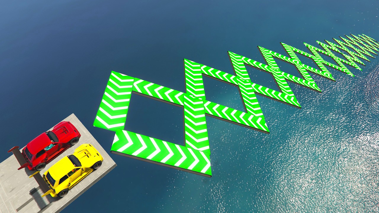 Speed Boost Scissor Nightmare Bridge - GTA 5 Online