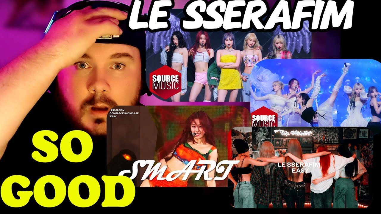 LE SSERAFIM SMART Comeback | ‘EASY’ THE GARAGE & 'EASY' + 'Swan Song' Original Stage | Reaction!!!