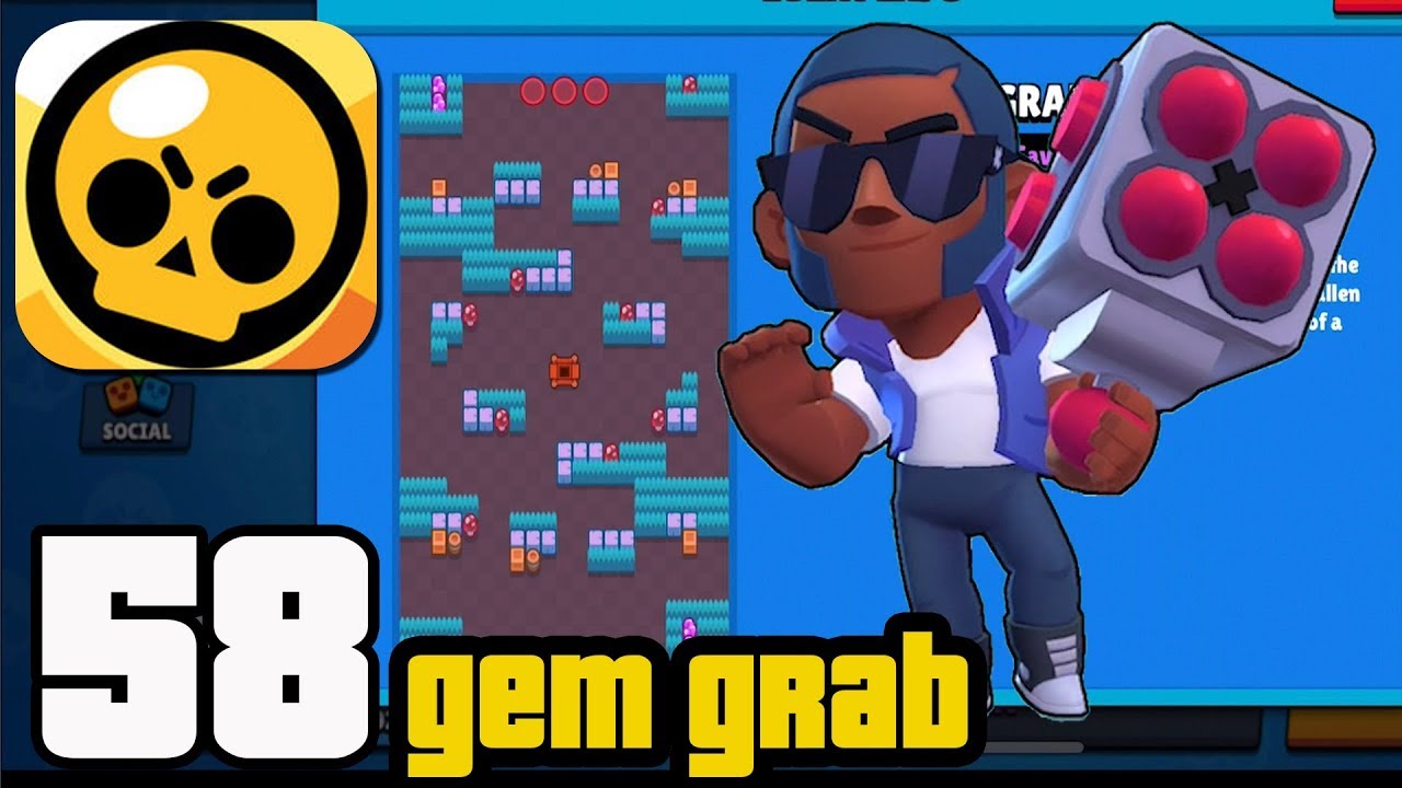 Brawl Stars - Gameplay Walkthrough Part 58 - Brock Gem Grab Deathcap Cave(iOS, Android)