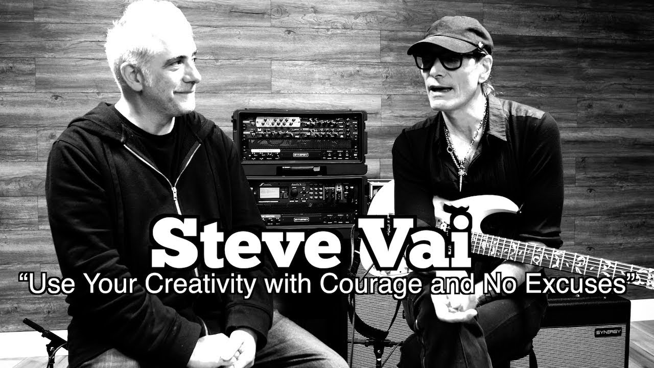 Steve Vai Interview “Use Your Creativity with Courage and No Excuses”