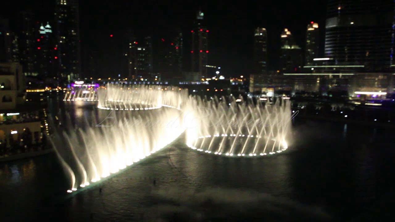 Dubai Fountain - Thriller Michael Jackson