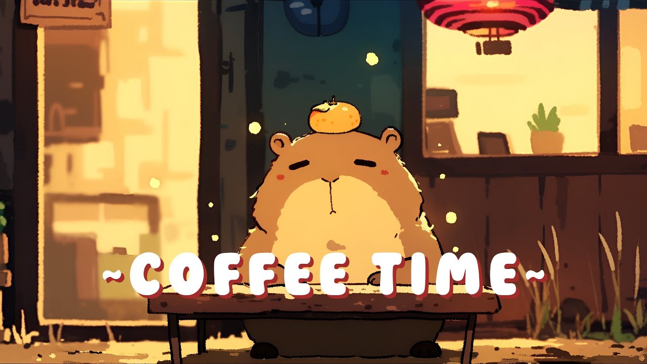 Capybara Lofi Collection - Ambient Study Beats Mix ~ Cozy Atmosphere ~ 🦫 ✨ 🌙