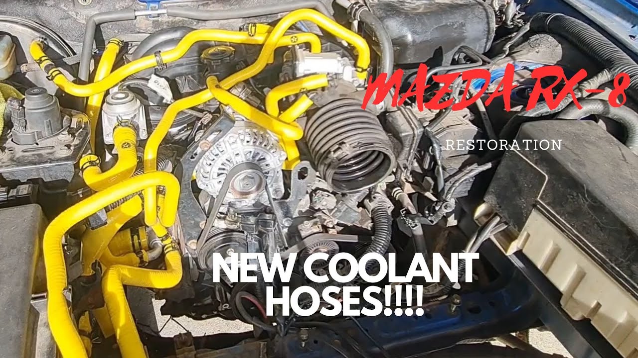 Mazda Rx8 Complete Coolant Hose Kit Install