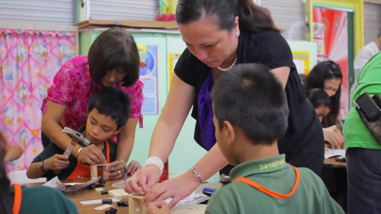 Home Depot Visits P.C. Lujan Elementary School