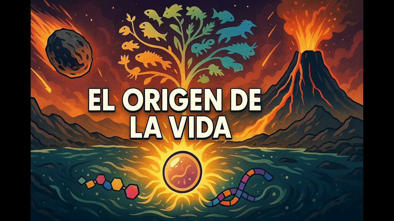 El ORIGEN DE LA VIDA: Teorías, Experimentos (Oparin, Miller-Urey y Panspermia) | Evolución Química