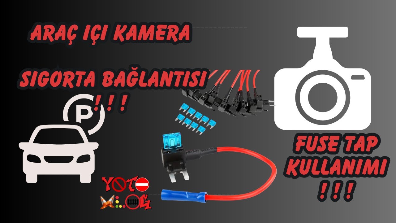 70mai Park Modu Kablosu, Fuse Tap Kullanımı, UP02 - UP03