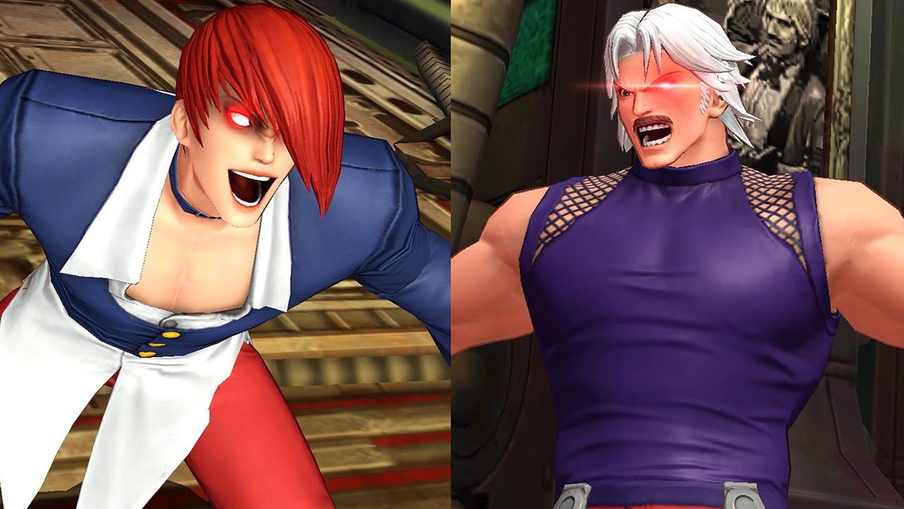 Orochi Iori vs Omega Rugal - KOF ALL STAR