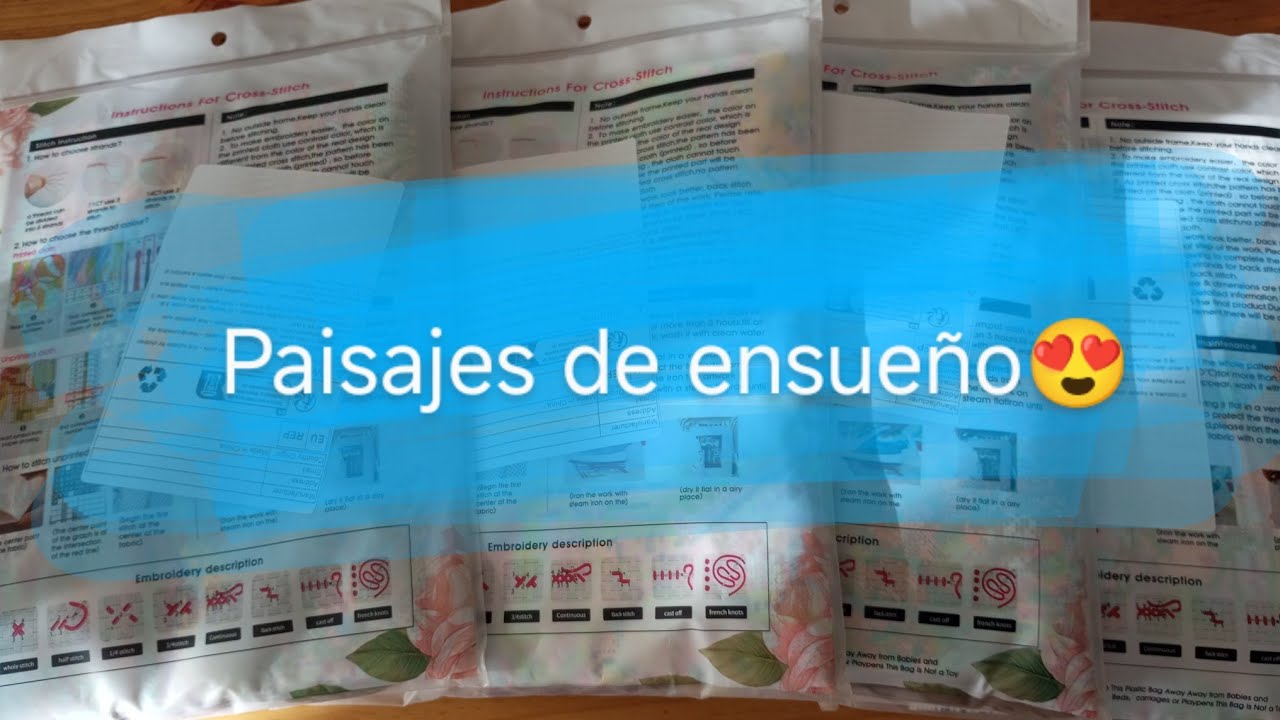 Cuatro idílicos paisajes, no pueden faltar en tu colección!🧵🪡 #puntodecruz #fansells #crossstitch